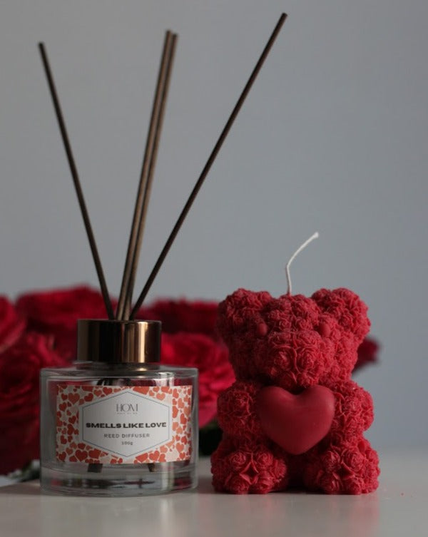 Rose Teddy and Diffuser set